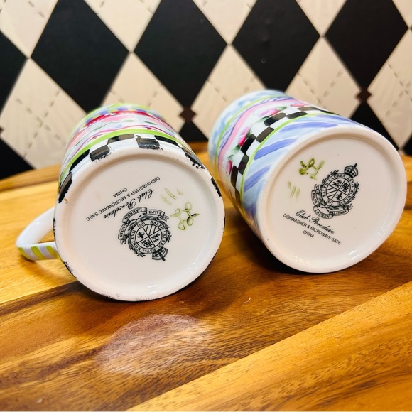 Hand-Painted Ralph Lauren Club Mugs – Signed “LL” (Pair) - Picture 3 of 3